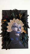 Mask with Feathers